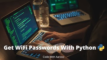 Getting Saved WI-FI Passwords using Python  || Python Project