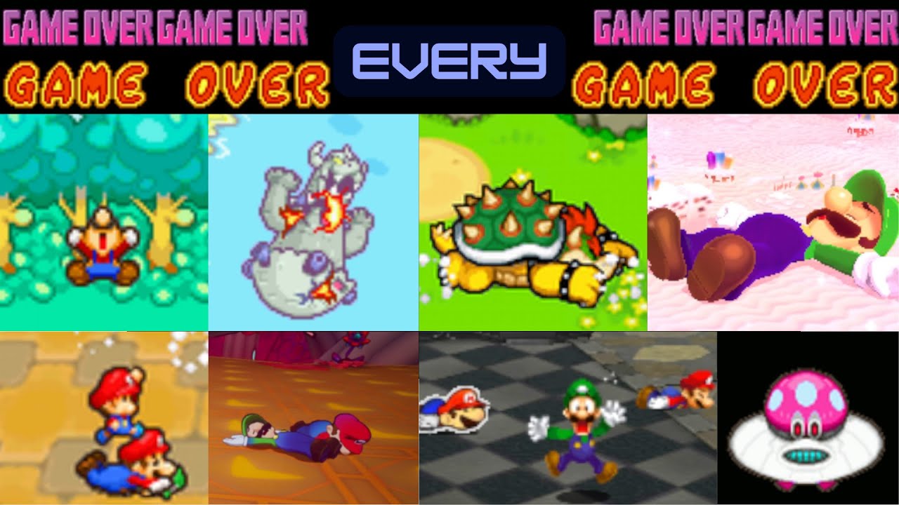 ALL Game Overs in the Mario & Luigi Series (2003 - 2024)