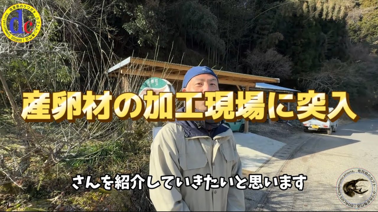 産卵材の加工現場に突入‼︎ ふるさと昆虫さんに行きました‼︎