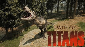 Path of Titans Demo - Tyrannosaurus Rex Clip
