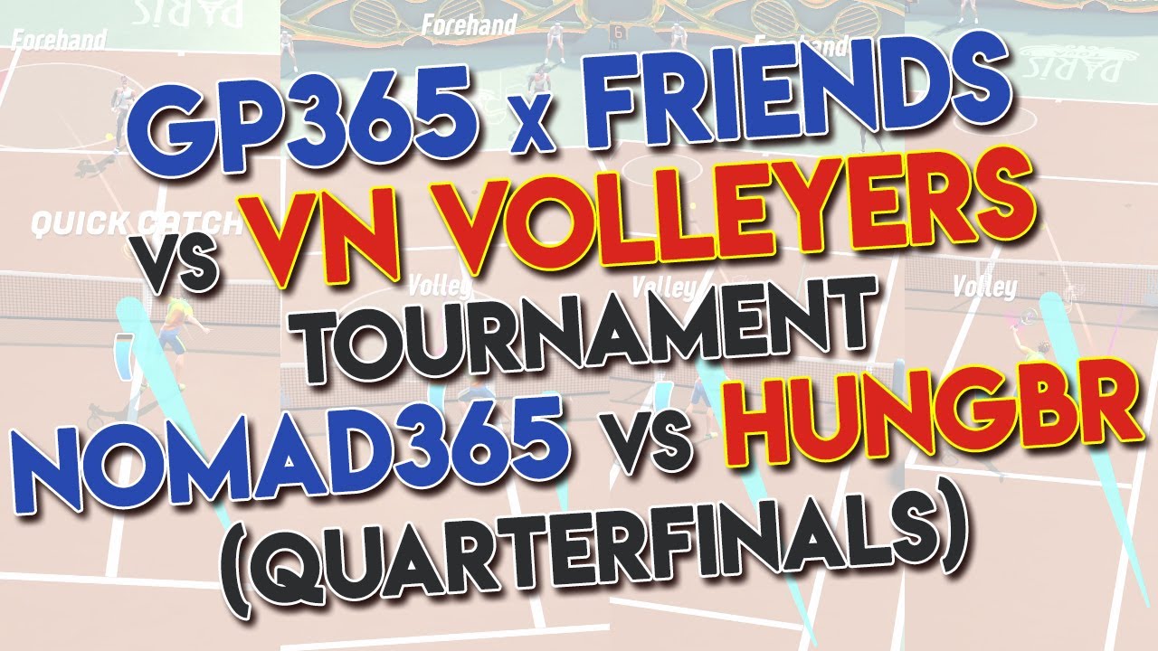 Tennis Clash HungBR vs Nomad365 [Quarterfinals GP365 x Friends vs VN Volleyers Tournament]