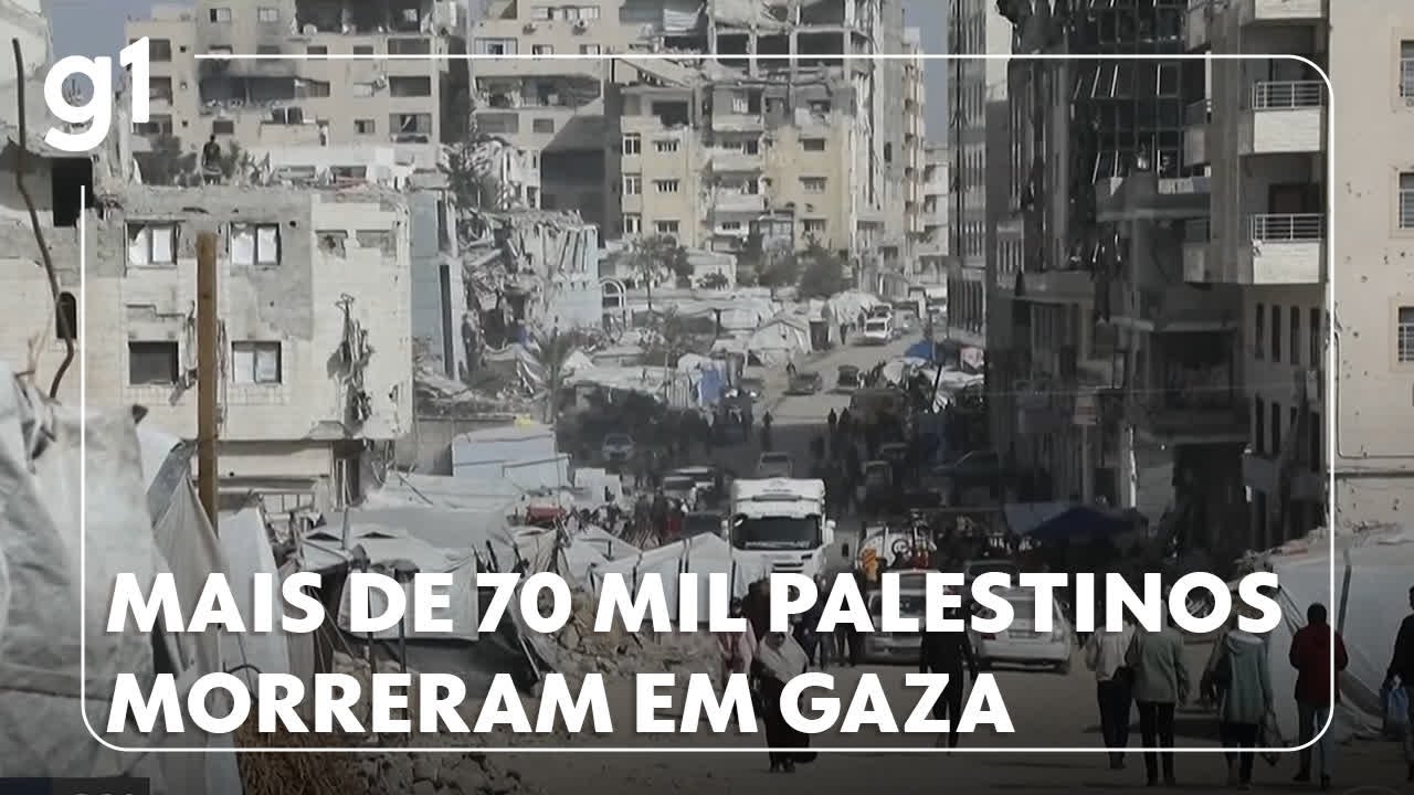 Comandante de Israel diz que mais de 70 mil palestinos morreram em Gaza