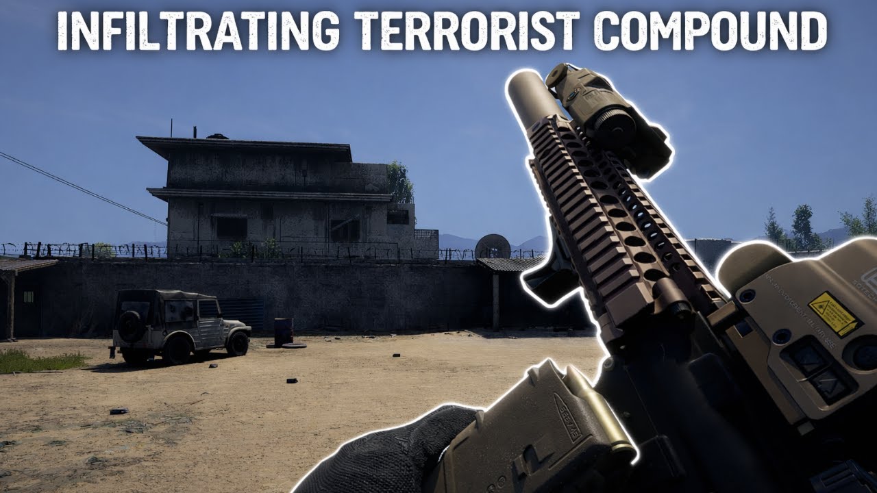 Operator Infiltrates TERROIST COMPOUND | Ground Branch | Tactical Gameplay