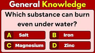 Only Sharp Thinkers Will Pass This GK Test! | General Knowledge Quiz | Trivia Quiz | GK Quiz
