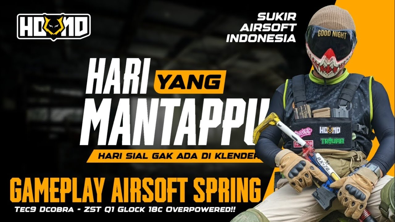 Hari Yang Mantap !!! - Gameplay Airsoft Spring Indonesia Bawa Sial!!
