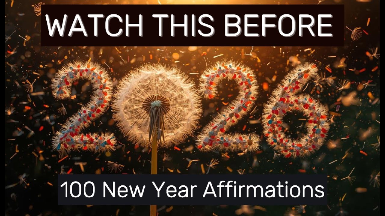 100 Powerful Affirmations For New Year 2026 ⏐ Align With Abundance ...