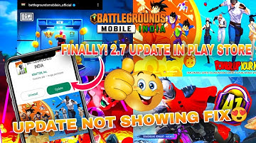 FINALLY😍BGMI 2.7 UPDATE DOWNLOAD🥰BGMI 2.7 UPDATE NOT SHOWING FIX|BGMI NEW UPDATES|2.7 UPDATES HERE|