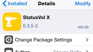 Status Vol X... Bring Volume Rocker At Clock . IOS 8 screenshot 3
