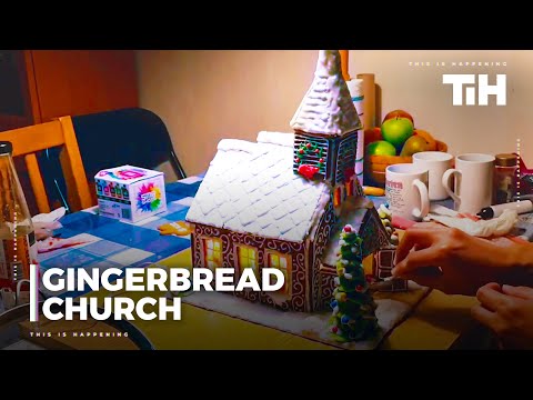 "DIY Gingerbread Church" For Christmas