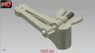 Hand Vise (Video Tutorial) Autodesk Inventor
