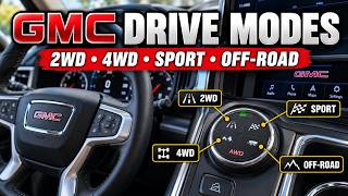 GMC Acadia Drive Modes Explained | 2WD, 4WD, Sport & Off-Road