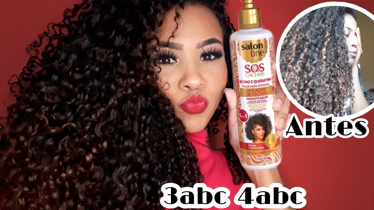 FINALIZANDO OS CACHOS COM S.O.S CACHOS RÍCINO E QUERATINA DA SALON LINE