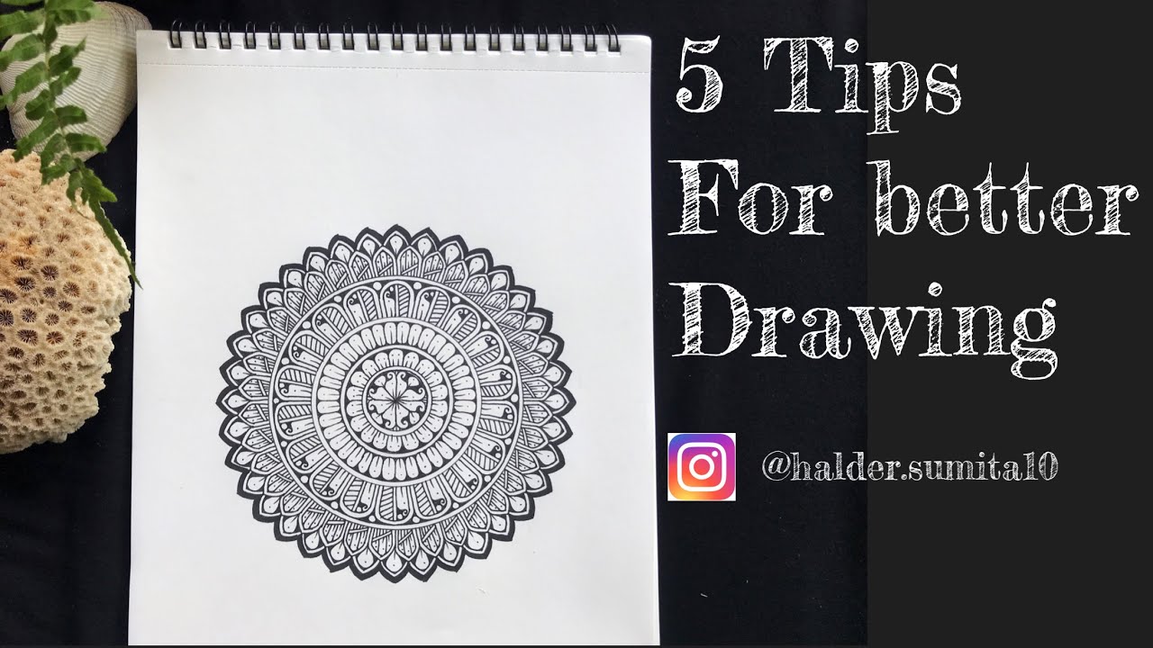 How to draw mandala like a pro 😎 5 tips for better drawing||
