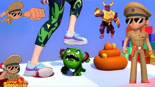 Little Singham 2: World Hero vs Tippy Toe 3D - Mobile Game Walkthrough Android Gameplay Part-1 screenshot 5