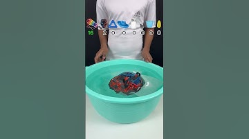 TRY TO GUESS HOW MANY TISSUE PAPER WILL FLOAT ? #satisfying #experiment #asmr #asmrsatisfying