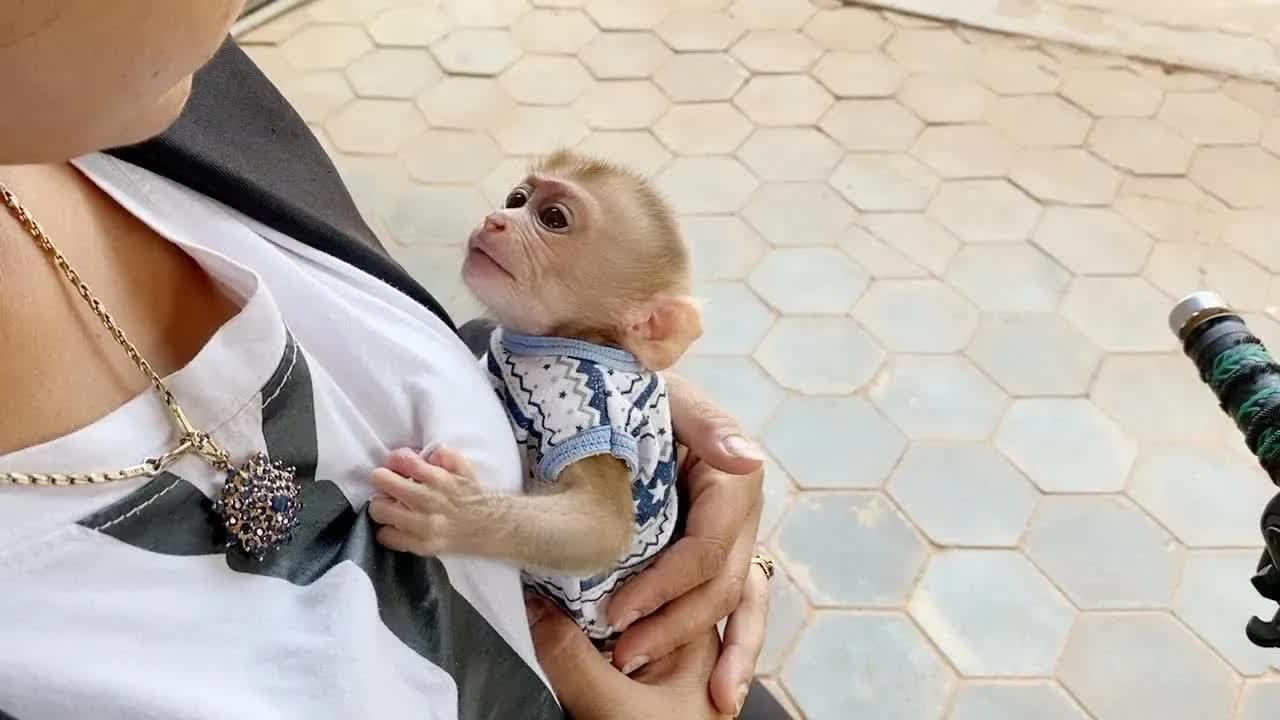 Pitiful BB DAM Very Sadness Face Show To Mom Don't Let Him Down