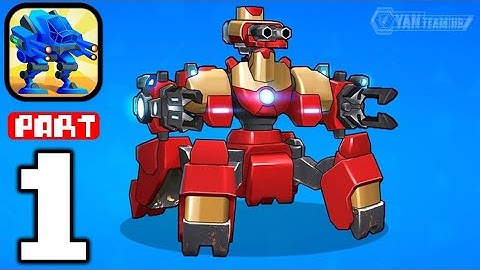 Mech War: Robot Army - Gameplay Walkthrough Part 1 Tutorial War Robot (Android,iOS)