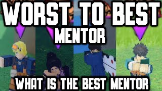 EVERY Mentor *RANKED* From WORST To BEST | Shindo Life Best Mentor Profile