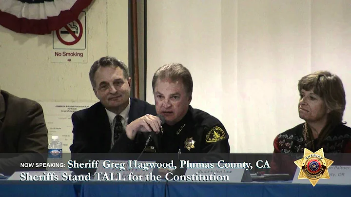 Sheriff Greg Hagwood, Plumas County CA