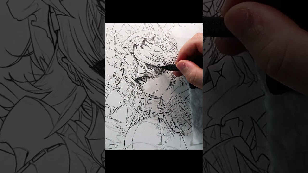 How to Draw a Cool Anime Maid (Ellen Joe) | ZZZ