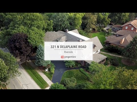 321 N Delaplaine Road, Riverside, IL home video tour