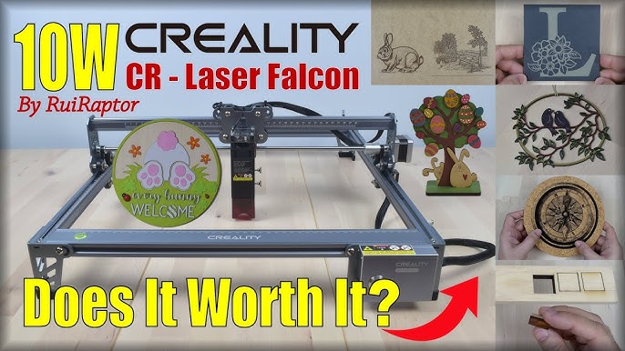 Leather & Lasers II: The Creality Falcon 22W Laser Cutter & Engraver  Leathercraft 