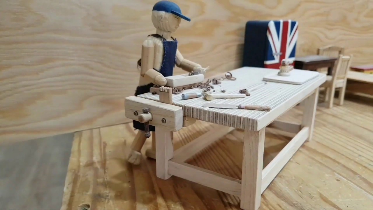 Miniature DIY Wooden Furniture 목공구,가구 미니어처 YouTube