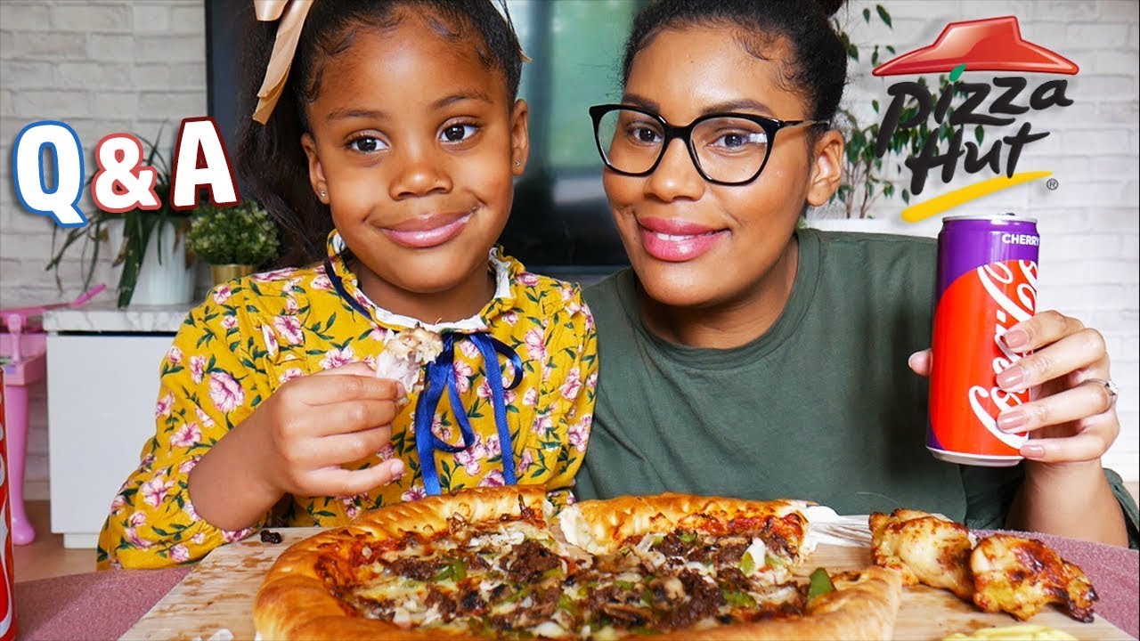 PIZZA HUT MUKBANG + SHOUT OUTS┃f.a.q partie 3
