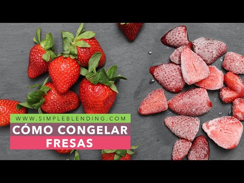 Video: Cómo Congelar Correctamente Fresas, Frambuesas, Fresas