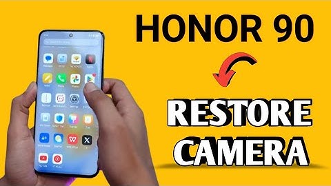 Honor 90 Restore camera settings, how to reset Honor phone,how to auto back problem in Honor 90 5G