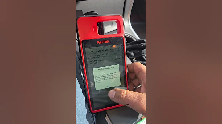 Add a key ...2015 toyota camry..AUTEL KM 100 key programing