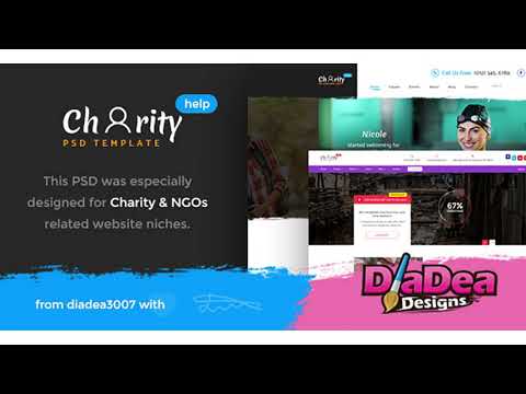 Charity Help - NGO & Charity Fundraising PSD Template | Themeforest Website Templates and Themes