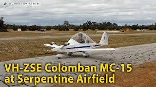 Private owner (VH-ZSE) Colomban MC-15 Cri-Cri at Serpentine Airfield.