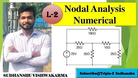 Numerical on Nodal Analysis | Basic Electrical Engineering