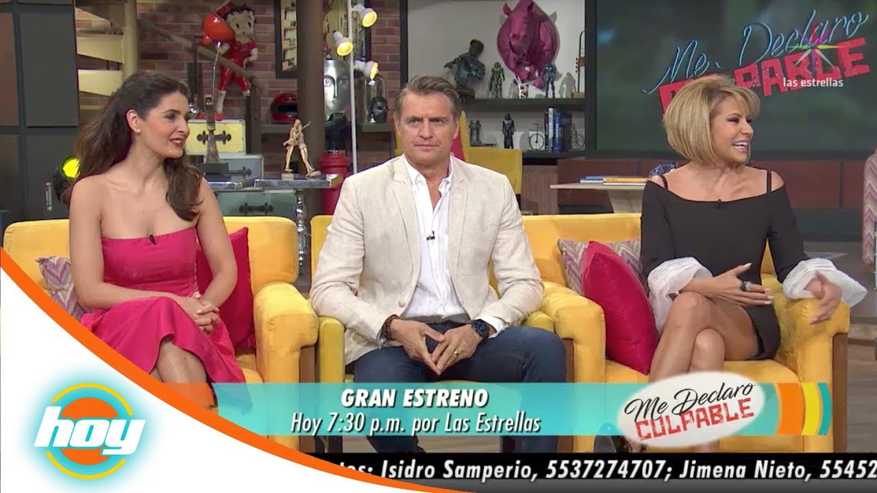 Elenco de 'Me declaro culpable' se alista para el estreno | Hoy