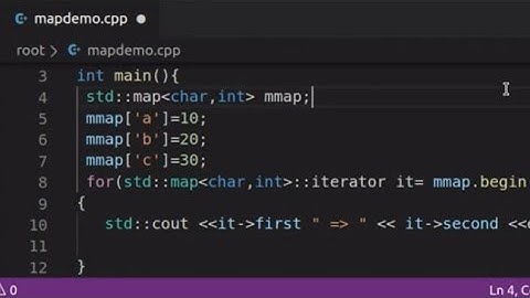 Maps and Iterators Demo Video Exam Review 2