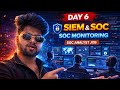 SIEM & SOC Monitoring Explained | How SOC Analysts Detect Cyber Attacks | Cybersecurity Day 6