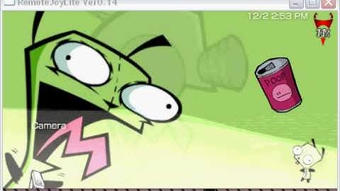 Invader Zim animated psp theme