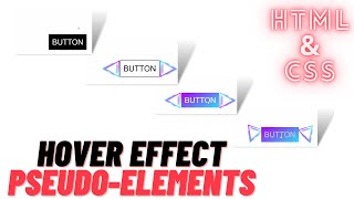 Button Hover Effect using pseudo-elements in HTML & CSS | WATCH OUT VIDEO | WebEnTricks