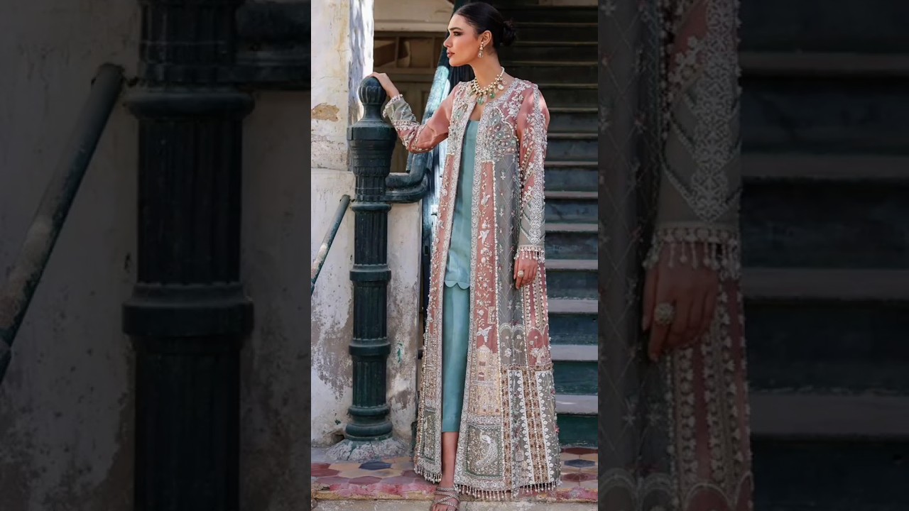 Long jacket dress design ideas for ladies||long koti design||latest shrug design 