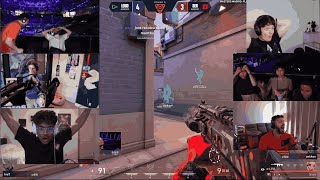 Pros/Streamers react to SEN Sacy ABSOLUTE HEROIC 1v4 against LOUD