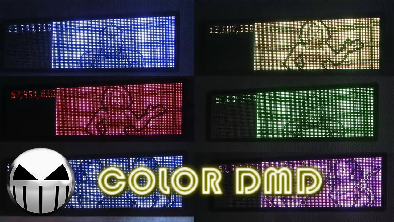 Color Dmd Led On Stern Star Trek Single Color Only Youtube