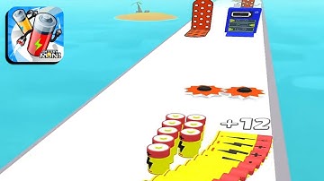 Battery Run || Max Level‼️All Level Gameplay Android/iOS, New Update Level 13-14