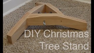 DIY Minimalist Maple Christmas Tree Stand