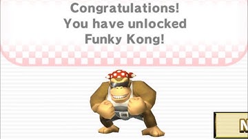 Mario Kart Wii - How To Unlock Funky Kong
