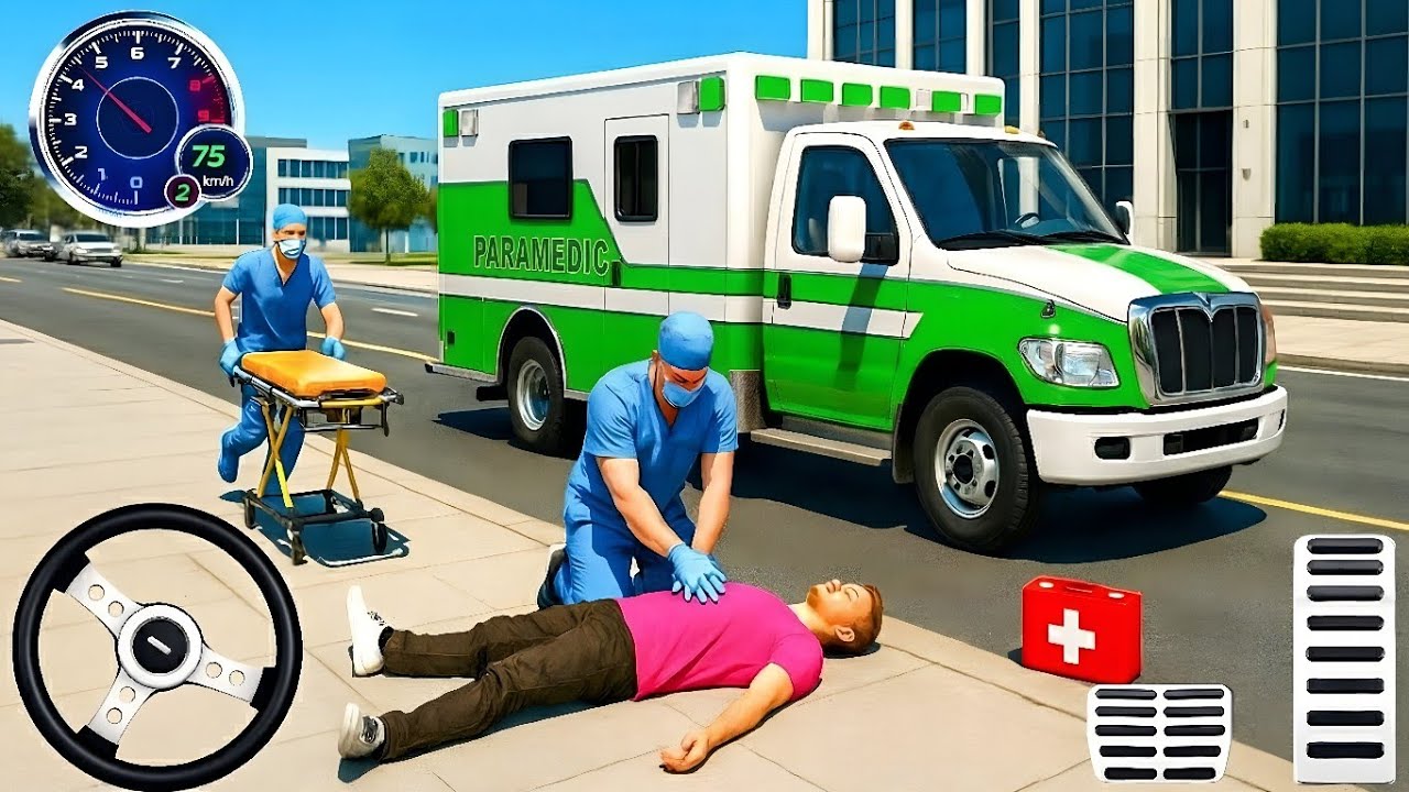 Saving Lives in Ambulance Rescue 911! | Emergency Driving Gameplay - PSK Gaming
