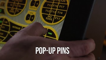 CAMaster CNC Machine Options Video (Pop up Pins)