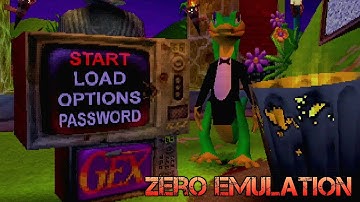 Gex: Enter the Gecko / Gex 3D - Title & Demo Scenes (PS1 Framemeister 1440p)