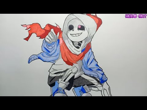 How To Draw Lucida Sans UNDERTALE Cách Vẽ sans siêu ngầu HERO ART  YouTube