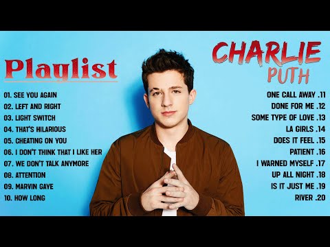 CharliePuth - Best Songs Collection 2024 - Greatest Hits Songs of All Time - Music Mix Playlist